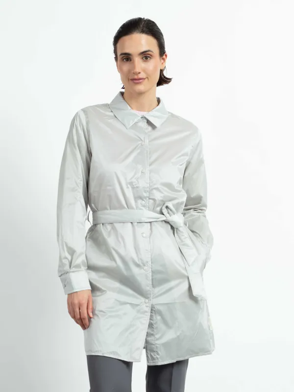 Hemdblusenkleid Satin light